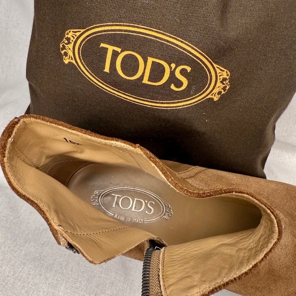 Tod's Brown Suede Men's Boots - Picture 6 of 8